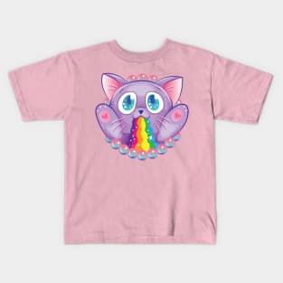 Rainbow Kitty Kids T-Shirt